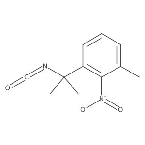 1-(2-Isocyanatopropan-2-yl)-3-methyl-2-nitrobenzene结构式