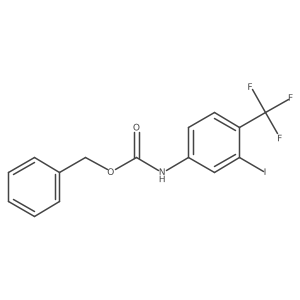 benzyl N-[3-iodo-4-(trifluoromethyl)phenyl]carbamate结构式