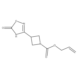 Prop-2-en-1-yl 3-(5-hydroxy-1,2,4-oxadiazol-3-yl)azetidine-1-carboxylate Structure