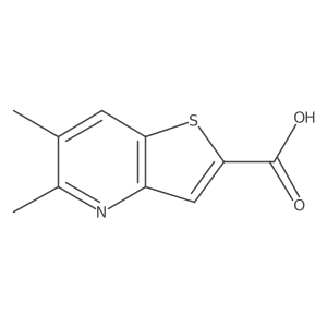 5,6-Dimethylthieno[3,2-b]pyridine-2-carboxylic acid结构式