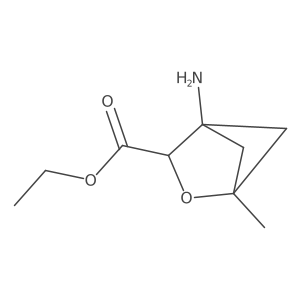 Ethyl 4-amino-1-methyl-2-oxabicyclo[2.1.1]hexane-3-carboxylate Structure