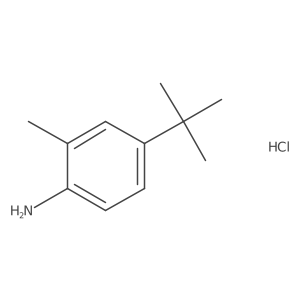 4-Tert-butyl-2-methylaniline hydrochloride结构式