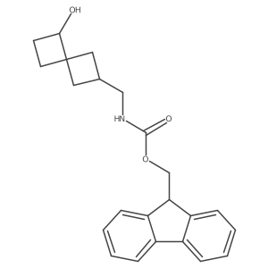 (9H-fluoren-9-yl)methyl N-({5-hydroxyspiro[3.3]heptan-2-yl}methyl)carbamate结构式