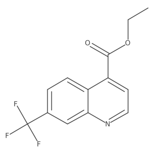 Ethyl 7-(trifluoromethyl)quinoline-4-carboxylate Structure