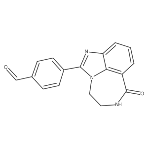 4-(6-Oxo-6,7,8,9-tetrahydro-2,7,9a-triazabenzo[cd]azulen-1-yl)benzaldehyde结构式