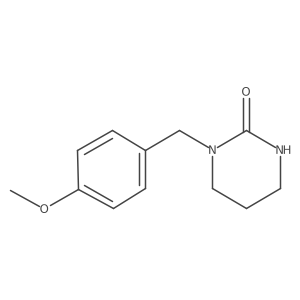 Tetrahydro-1-[(4-methoxyphenyl)methyl]-2(1H)-pyrimidinone Structure
