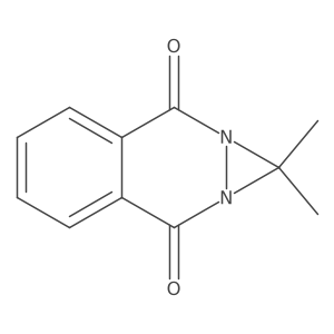 1,1-dimethyl-1H-diazirino[1,2-b]phthalazine-3,8-dione结构式