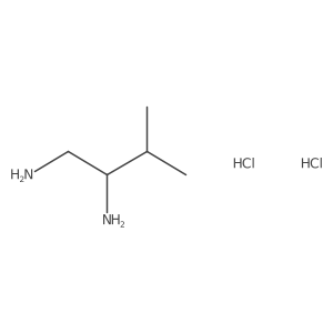 3-Methylbutane-1,2-diamine dihydrochloride结构式