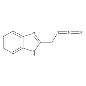 2-(azidomethyl)-1H-benzo[d]imidazole结构式