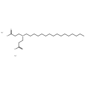Disodium palmitoiminodipropionate Structure