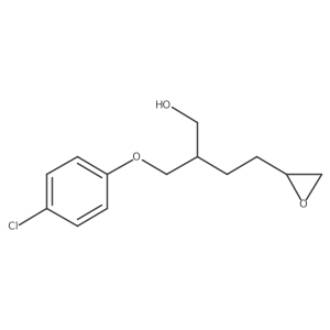 2-((4-Chlorophenoxy)methyl)-4-(oxiran-2-yl)butan-1-ol结构式