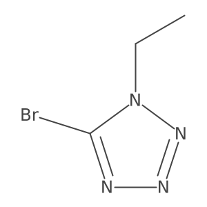 5-bromo-1-ethyl-1H-1,2,3,4-tetrazole结构式