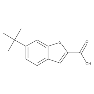 6-(Tert-butyl)benzo[b]thiophene-2-carboxylic acid结构式