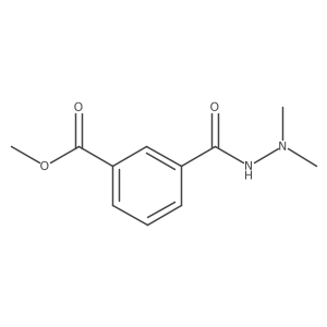 Methyl 3-(2,2-dimethylhydrazinecarbonyl)benzoate Structure