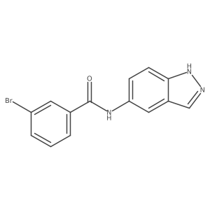 3-bromo-N-(1H-indazol-5-yl)benzamide Structure