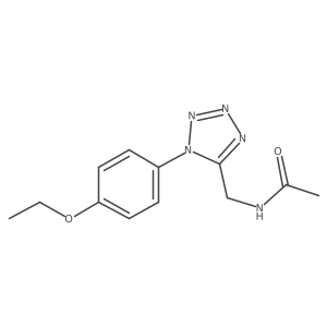 N-((1-(4-ethoxyphenyl)-1H-tetrazol-5-yl)methyl)acetamide Structure
