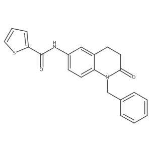 N-(1-benzyl-2-oxo-1,2,3,4-tetrahydroquinolin-6-yl)thiophene-2-carboxamide Structure
