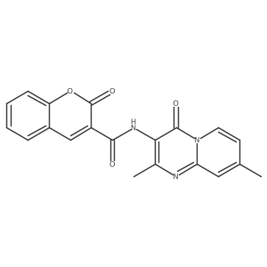 N-(2,8-dimethyl-4-oxo-4H-pyrido[1,2-a]pyrimidin-3-yl)-2-oxo-2H-chromene-3-carboxamide Structure