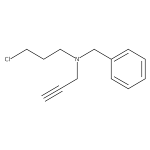 N-(3-Chloropropyl)-N-2-propyn-1-ylbenzenemethanamine结构式