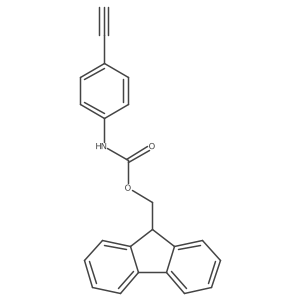 1-(Fmoc-amino)-4-ethynyl-benzene Structure