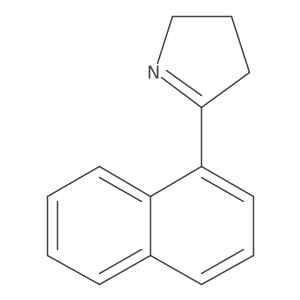 5-(1-Naphthalenyl)-3,4-dihydro-2H-pyrrole结构式