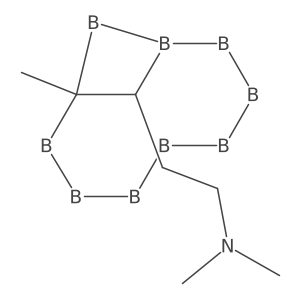 N,N-Dimethyl-1-(2-methyl-1,2-dicarbaundecaboran(11)-1-yl)ethylamine Structure