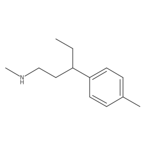 I(3)-Ethyl-N,4-dimethylbenzenepropanamine结构式