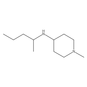 1-methyl-N-(pentan-2-yl)piperidin-4-amine Structure