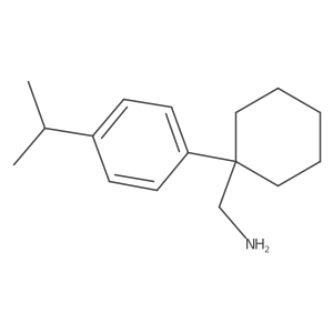 (1-(4-Isopropylphenyl)cyclohexyl)methanamine结构式