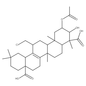 Senegenin 2-acetate结构式