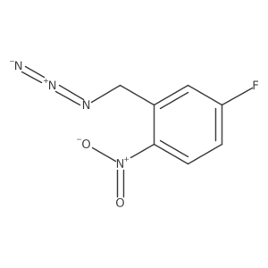 2-(Azidomethyl)-4-fluoro-1-nitrobenzene Structure