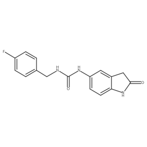 1-(4-Fluorobenzyl)-3-(2-oxoindolin-5-yl)urea Structure
