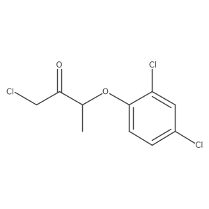 1-Chloro-3-(2,4-dichlorophenoxy)butan-2-one结构式