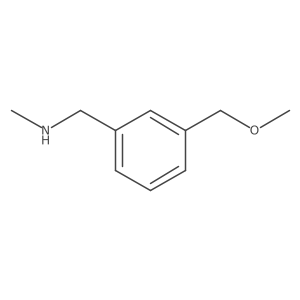 1-(3-(Methoxymethyl)phenyl)-N-methylmethanamine Structure
