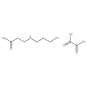 3-((3-Hydroxypropyl)amino)propanamide oxalate Structure
