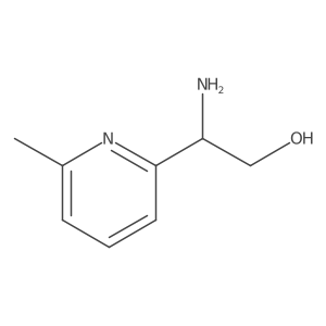 (S)-2-Amino-2-(6-methylpyridin-2-yl)ethan-1-ol结构式