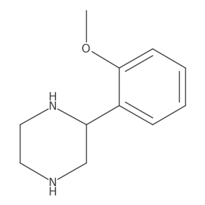 (S)-2-(2-Methoxyphenyl)piperazine结构式