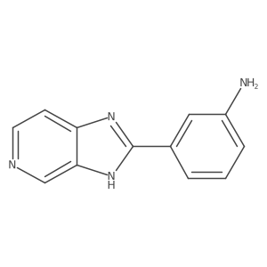 3-(1H-imidazo[4,5-c]pyridin-2-yl)aniline结构式