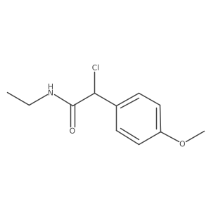 I+/--Chloro-N-ethyl-4-methoxybenzeneacetamide Structure