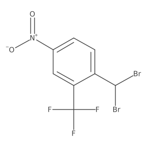 2-(Dibromomethyl)-5-nitrobenzotrifluoride Structure