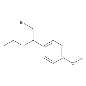 1-(2-Bromo-1-ethoxyethyl)-4-methoxybenzene结构式