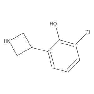 2-(Azetidin-3-yl)-6-chlorophenol结构式