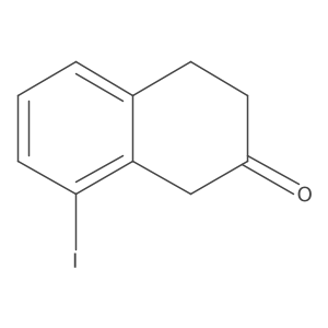 8-Iodo-3,4-dihydronaphthalen-2(1H)-one Structure