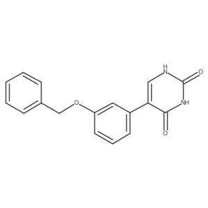 5-(3-Benzyloxyphenyl)-(2,4)-dihydroxypyrimidine结构式