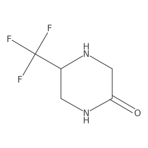 5-(Trifluoromethyl)piperazin-2-one Structure