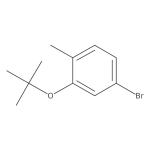 4-Bromo-2-(tert-butoxy)toluene结构式