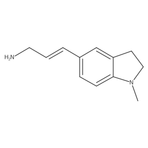 3-(1-Methylindolin-5-yl)prop-2-en-1-amine结构式