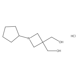 (1-Cyclopentylazetidine-3,3-diyl)dimethanol hydrochloride Structure
