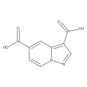 Pyrazolo[1,5-a]pyridine-3,5-dicarboxylic acid Structure