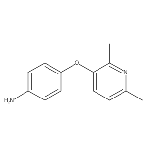4-(2,6-Dimethylpyridin-3-yl)oxyaniline结构式